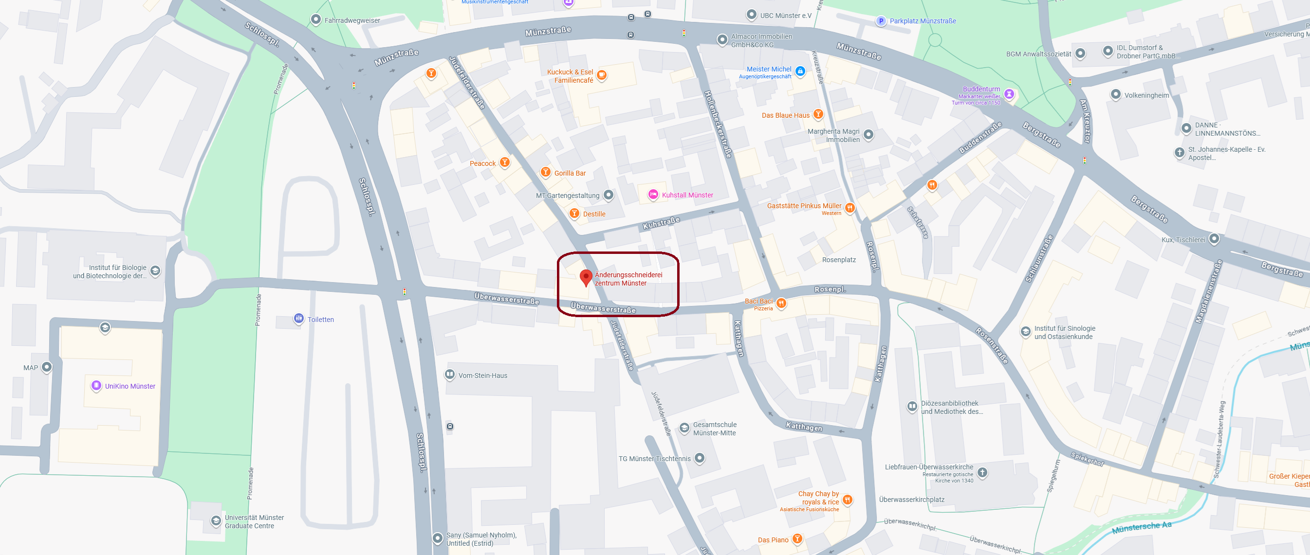 Karte zur Anfahrt - Klick öffnet Google Maps